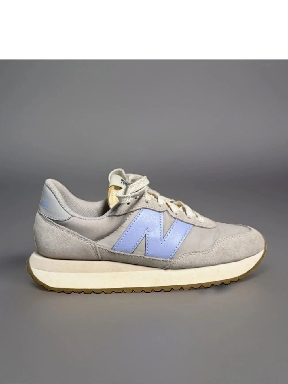New Balance 237 WS237GB Women’s Retro Style Sneakers Gray/Blue Size 7B